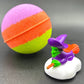 Halloween Kids Bath Bomb with Witch Pullback Racer Toy Inside - Berwyn Betty's Bath & Body Shop