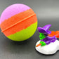 Halloween Kids Bath Bomb with Witch Pullback Racer Toy Inside - Berwyn Betty's Bath & Body Shop