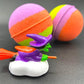 Halloween Kids Bath Bomb with Witch Pullback Racer Toy Inside - Berwyn Betty's Bath & Body Shop