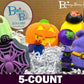 🎃HALLOWEEN Kids Bath Bombs Gift Box - 5 ct Spooky Surprises! - Berwyn Betty's Bath & Body Shop