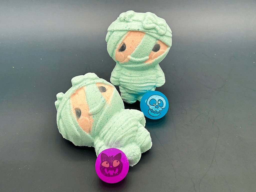 Halloween Mummy Bath Bomb for Kids with Surprise Bouncy Ball Toy Inside - Berwyn Betty's Bath & Body Shop