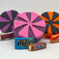 🍭 Halloween Pinwheel Candy Kids Bath Bomb with Candy Trinkets Inside - Berwyn Betty's Bath & Body Shop