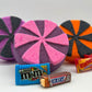 🍭 Halloween Pinwheel Candy Kids Bath Bomb with Candy Trinkets Inside - Berwyn Betty's Bath & Body Shop