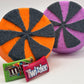 🍭 Halloween Pinwheel Candy Kids Bath Bomb with Candy Trinkets Inside - Berwyn Betty's Bath & Body Shop