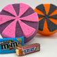 🍭 Halloween Pinwheel Candy Kids Bath Bomb with Candy Trinkets Inside - Berwyn Betty's Bath & Body Shop