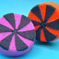 🍭 Halloween Pinwheel Candy Kids Bath Bomb with Candy Trinkets Inside - Berwyn Betty's Bath & Body Shop
