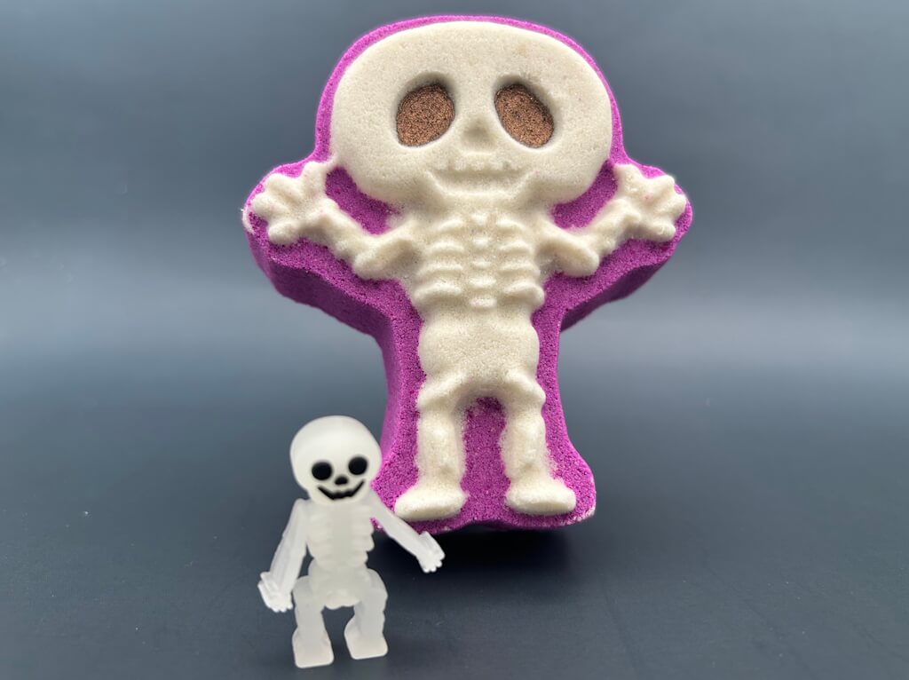 Halloween Skeleton Bath Bomb for Kids with Surprise Skeleton Toy Inside - Berwyn Betty's Bath & Body Shop