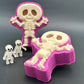Halloween Skeleton Bath Bomb for Kids with Surprise Skeleton Toy Inside - Berwyn Betty's Bath & Body Shop