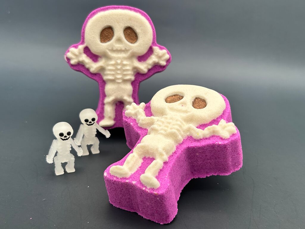 Halloween Skeleton Bath Bomb for Kids with Surprise Skeleton Toy Inside - Berwyn Betty's Bath & Body Shop