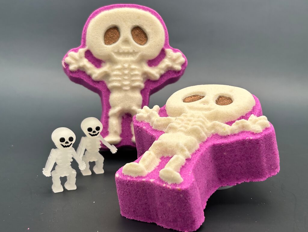 Halloween Skeleton Bath Bomb for Kids with Surprise Skeleton Toy Inside - Berwyn Betty's Bath & Body Shop