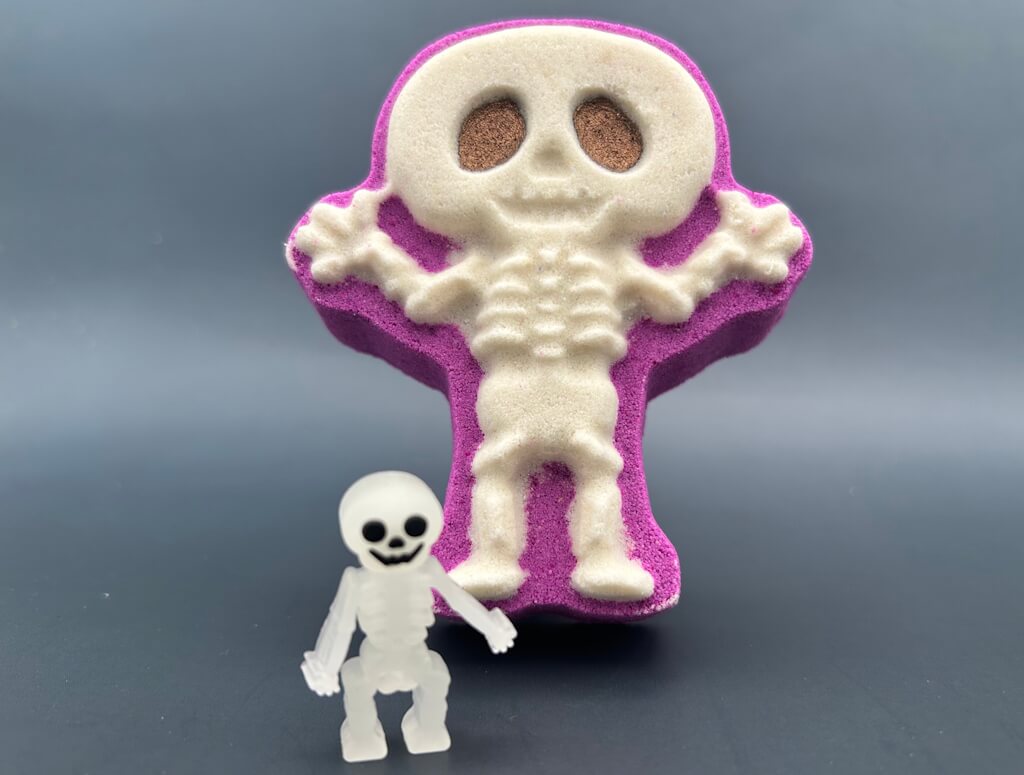 Halloween Skeleton Bath Bomb for Kids with Surprise Skeleton Toy Inside - Berwyn Betty's Bath & Body Shop