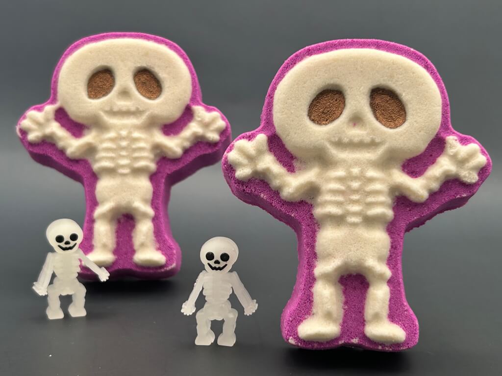 Halloween Skeleton Bath Bomb for Kids with Surprise Skeleton Toy Inside - Berwyn Betty's Bath & Body Shop
