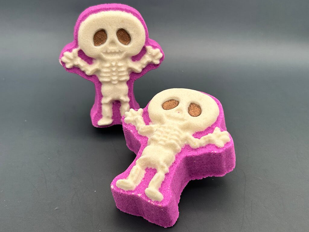 Halloween Skeleton Bath Bomb for Kids with Surprise Skeleton Toy Inside - Berwyn Betty's Bath & Body Shop