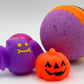 🎃 Halloween Striped Kids Bath Bomb with Stretchy Mochi Toy Inside - Berwyn Betty's Bath & Body Shop