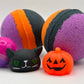 🎃 Halloween Striped Kids Bath Bomb with Stretchy Mochi Toy Inside - Berwyn Betty's Bath & Body Shop