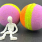 💀 Halloween Striped Kids Bath Bomb with Stretchy Skeleton Inside - Berwyn Betty's Bath & Body Shop