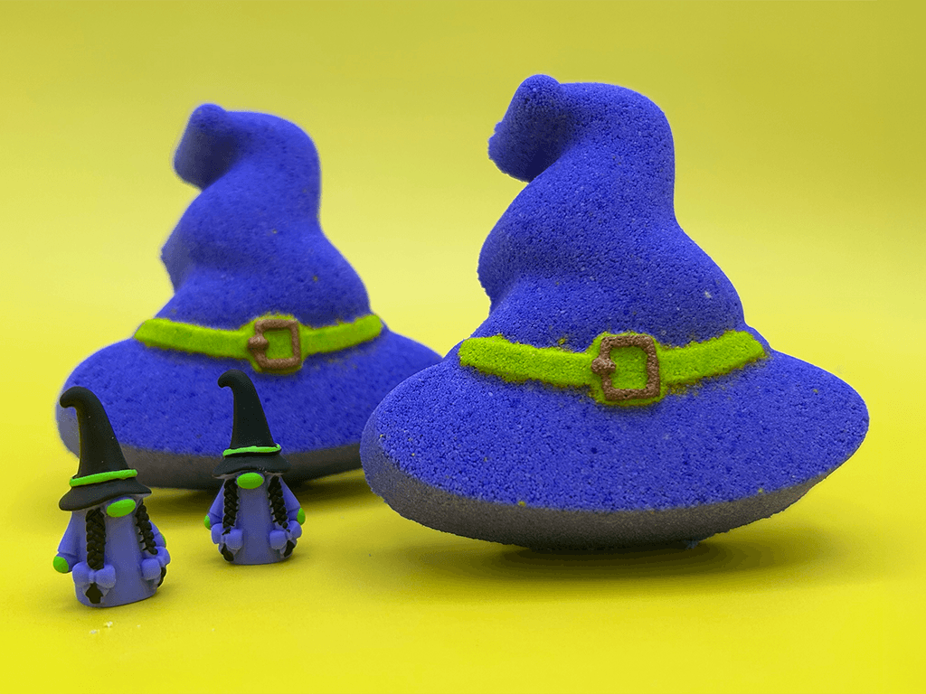 Halloween Witch's Hat Bath Bomb for Kids with Surprise Witch Gnome Toy Inside - Berwyn Betty's Bath & Body Shop