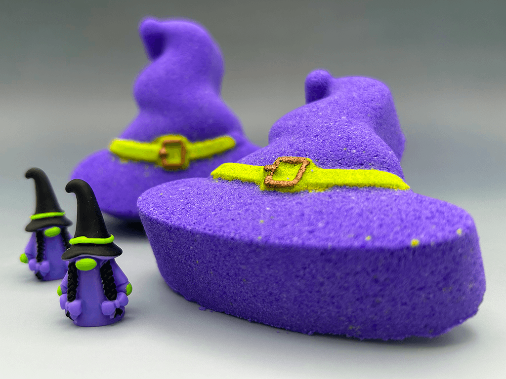 Halloween Witch's Hat Bath Bomb for Kids with Surprise Witch Gnome Toy Inside - Berwyn Betty's Bath & Body Shop