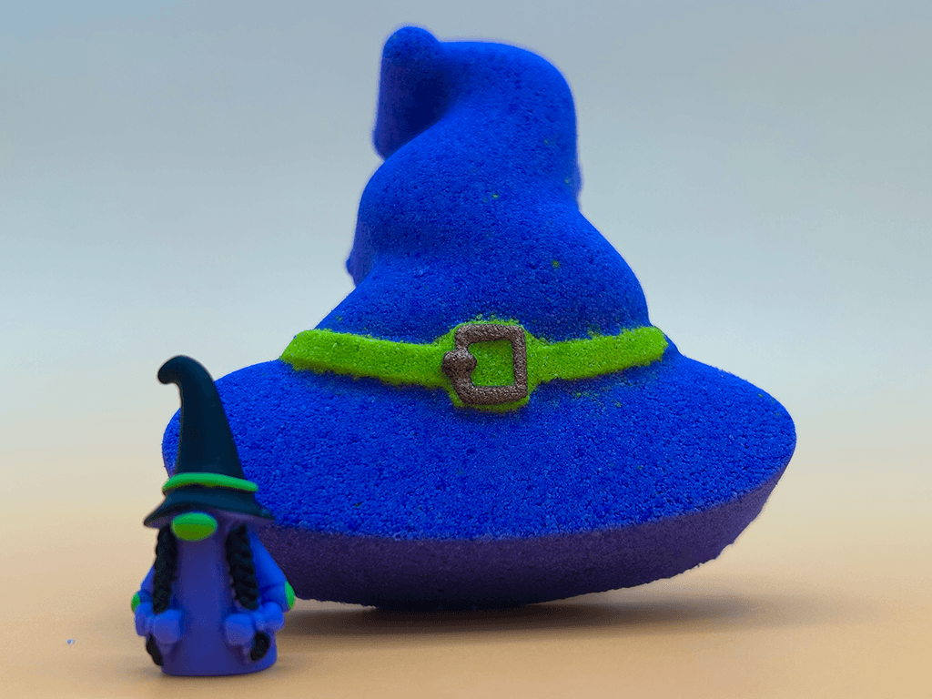 Halloween Witch's Hat Bath Bomb for Kids with Surprise Witch Gnome Toy Inside - Berwyn Betty's Bath & Body Shop
