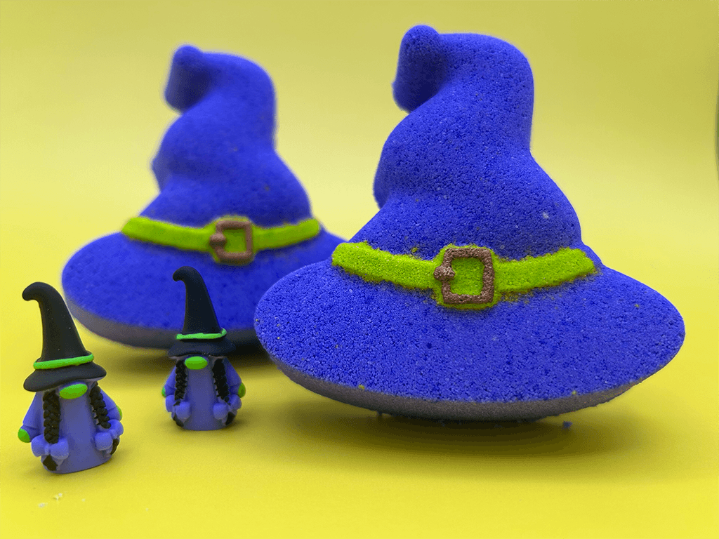 Halloween Witch's Hat Bath Bomb for Kids with Surprise Witch Gnome Toy Inside - Berwyn Betty's Bath & Body Shop