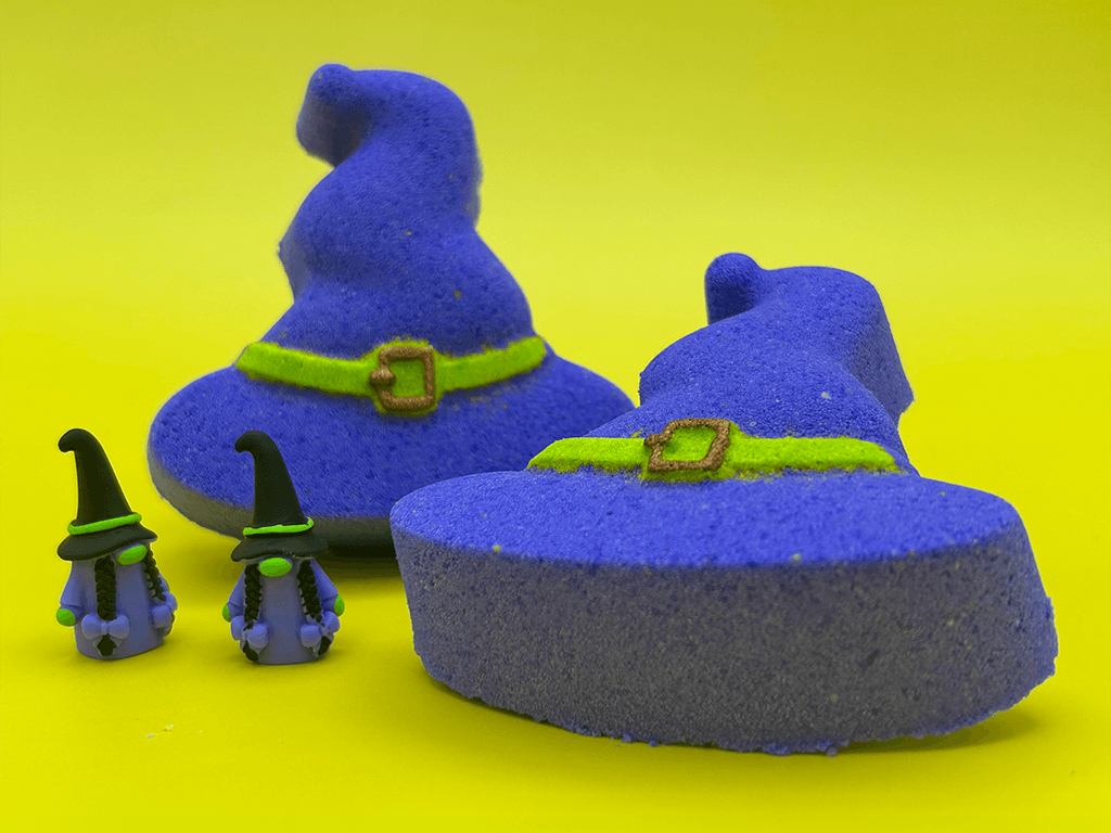 Halloween Witch's Hat Bath Bomb for Kids with Surprise Witch Gnome Toy Inside - Berwyn Betty's Bath & Body Shop