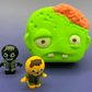 Halloween Zombie Face Bath Bomb for Kids with Surprise Zombie Toy Inside - Berwyn Betty's Bath & Body Shop