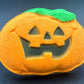 Happy Pumpkin Kids Bath Bomb with Halloween Pumpkinhead Minifigure Inside - Berwyn Betty's Bath & Body Shop