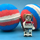 HARLEQUIN Kids Bath Bomb with Harlequin Minifigure Toy - Limited Edition - Berwyn Betty's Bath & Body Shop