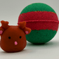 Holiday Kids Bath Bomb with Christmas Squishy Mochi Toy Inside - Berwyn Betty's Bath & Body Shop