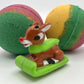 Holiday Kids Bath Bomb with Reindeer Racer Inside - Maroon/Gold/Green - Berwyn Betty's Bath & Body Shop