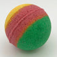 Holiday Kids Bath Bomb with Reindeer Racer Inside - Maroon/Gold/Green - Berwyn Betty's Bath & Body Shop