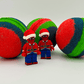 Holiday Spiderman Kids Bath Bomb with Christmas Edition Spiderman Minifigure Inside - Berwyn Betty's Bath & Body Shop