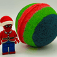 Holiday Spiderman Kids Bath Bomb with Christmas Edition Spiderman Minifigure Inside - Berwyn Betty's Bath & Body Shop