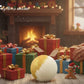 Holiday Stocking Stuffer Kids Bath Bomb with Gingerbread Guy Inside - Berwyn Betty's Bath & Body Shop