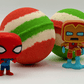 Holiday Superhero Kids Bath Bomb with Holiday Themed Superhero Toy Inside - Berwyn Betty's Bath & Body Shop