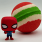 Holiday Superhero Kids Bath Bomb with Holiday Themed Superhero Toy Inside - Berwyn Betty's Bath & Body Shop