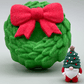 Holiday Wreath Kids Bath Bomb with Christmas Gnome Inside - Berwyn Betty's Bath & Body Shop