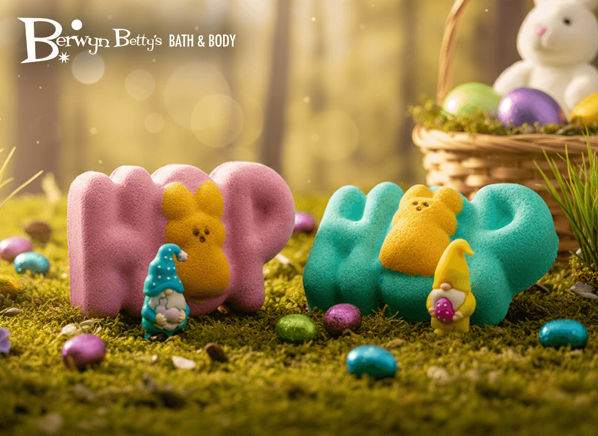 HOP Kids Bath Bomb with Easter Gnome Inside - Berwyn Betty's Bath & Body Shop