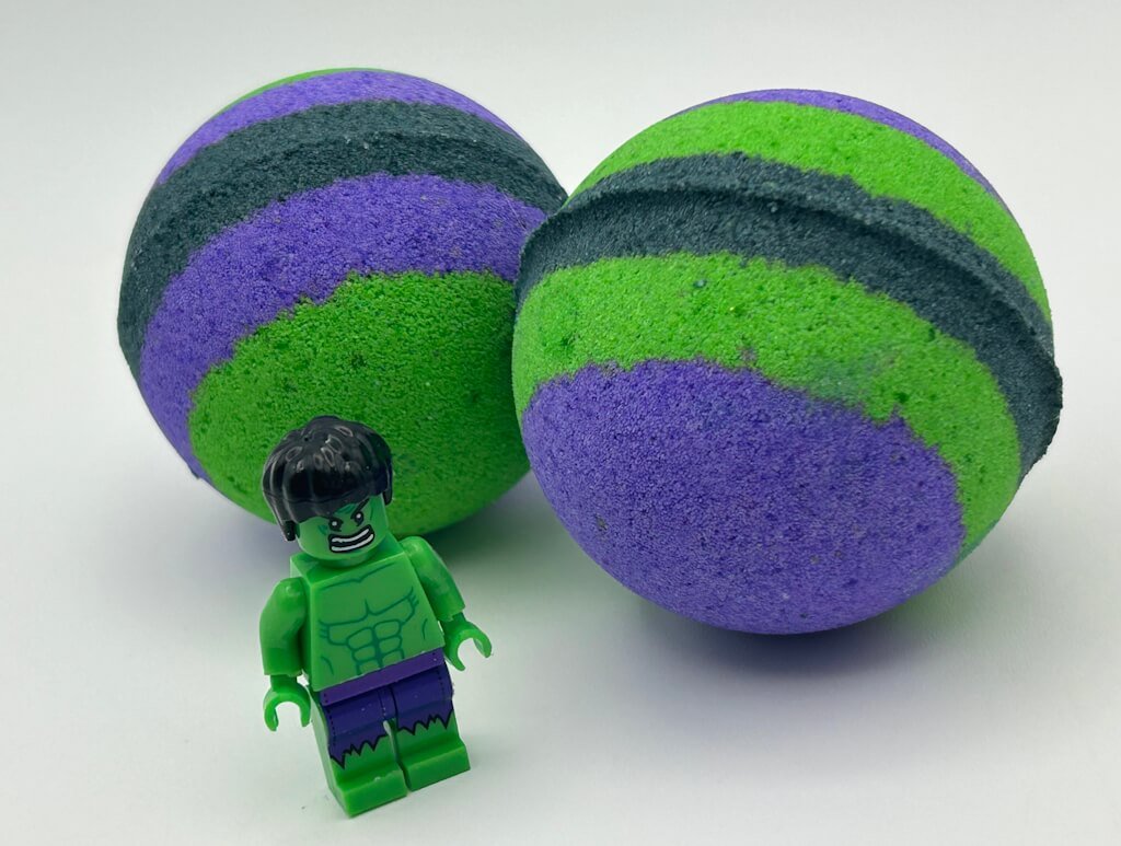 HULK Kids Bath Bomb with Hulk Minifigure Toy Inside - Limited Edition - Berwyn Betty's Bath & Body Shop