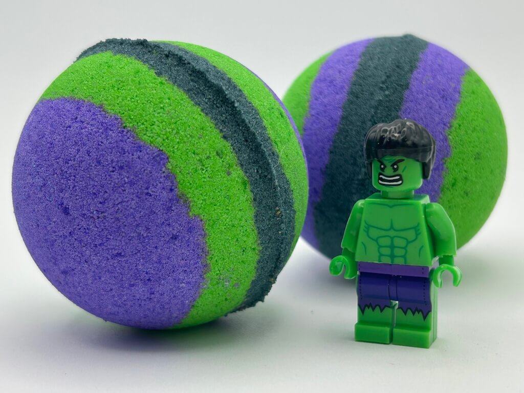 HULK Kids Bath Bomb with Hulk Minifigure Toy Inside - Limited Edition - Berwyn Betty's Bath & Body Shop