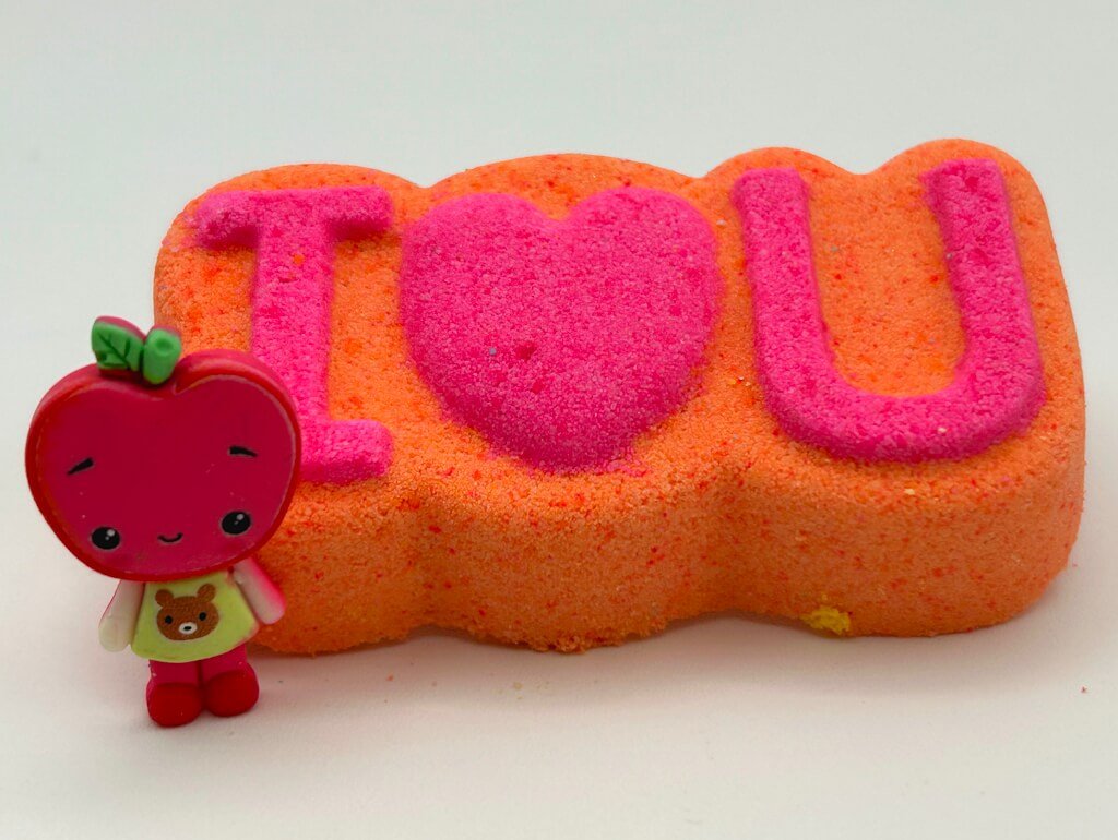 I LOVE U Kids Bath Bomb with Cute Figure - Berwyn Betty's Bath & Body Shop