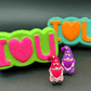 I LOVE U Kids Bath Bomb with Valentine's Gnome Toy Inside - Berwyn Betty's Bath & Body Shop
