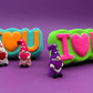 I LOVE U Kids Bath Bomb with Valentine's Gnome Toy Inside - Berwyn Betty's Bath & Body Shop