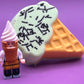 Ice Cream Cone Kids Bath Bomb with Ice Cream Minifigure Inside - Berwyn Betty's Bath & Body Shop