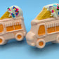 Ice Cream Truck Bath Bomb with Frozen Treat Eraser Inside - Berwyn Betty's Bath & Body Shop