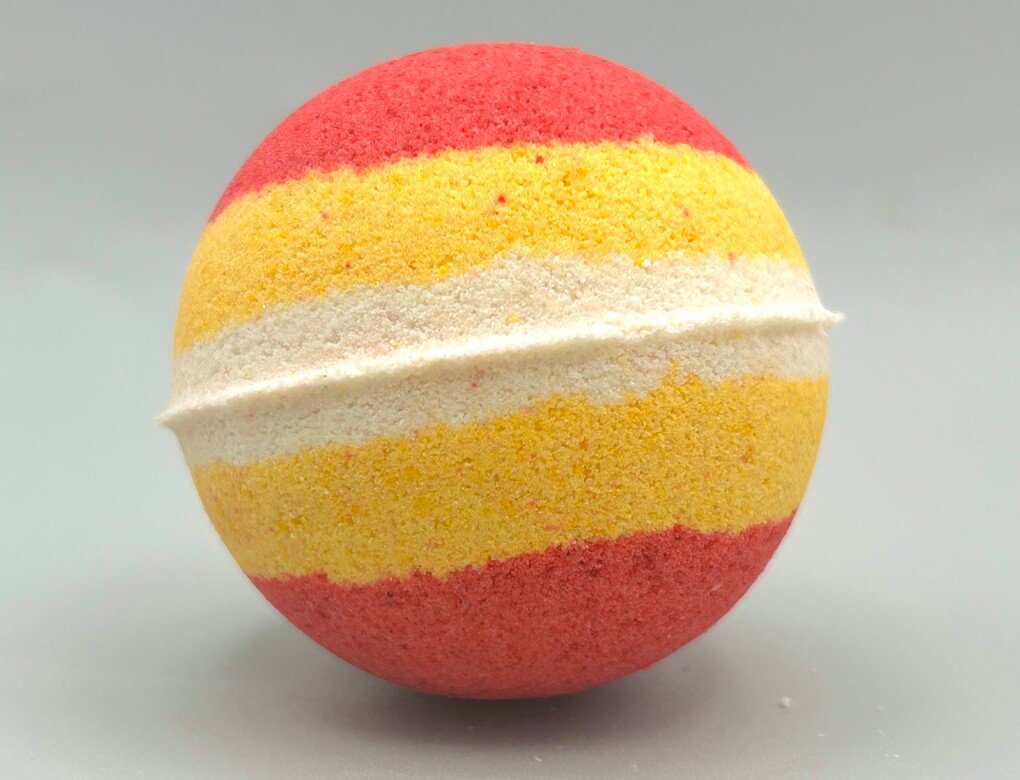 IRONMAN Kids Bath Bomb with Ironman Minifigure Toy Inside - Limited Edition - Berwyn Betty's Bath & Body Shop