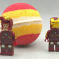 IRONMAN Kids Bath Bomb with Ironman Minifigure Toy Inside - Limited Edition - Berwyn Betty's Bath & Body Shop