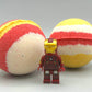 IRONMAN Kids Bath Bomb with Ironman Minifigure Toy Inside - Limited Edition - Berwyn Betty's Bath & Body Shop