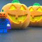 🎃 Jack O'Lantern Kids Bath Bomb with Pumpkinhead Minifigure Toy Inside - Berwyn Betty's Bath & Body Shop