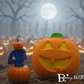 🎃 Jack O'Lantern Kids Bath Bomb with Pumpkinhead Minifigure Toy Inside - Berwyn Betty's Bath & Body Shop